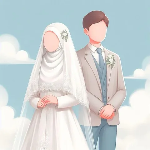 Foto sampul undangan Salman & Hani