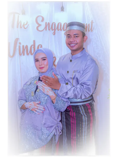 Foto sampul undangan Adit & Asna