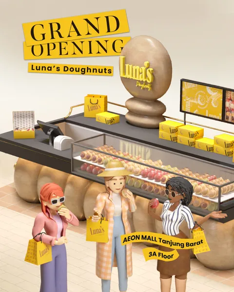 Foto sampul undangan Go Lunasdoughnuts Aeon Mall Tb