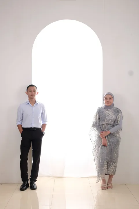 Foto sampul undangan Andre & Nadya