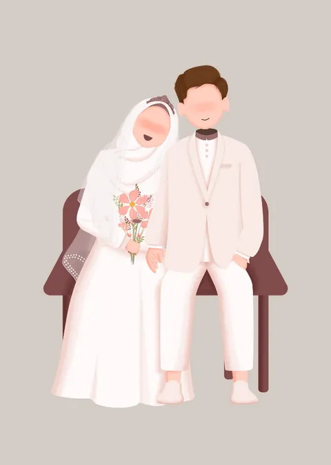 Foto sampul undangan Radit & Tika