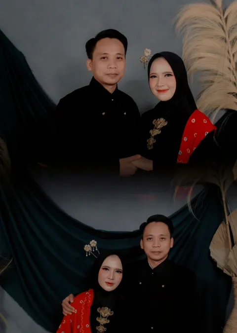 Foto sampul undangan Reni & Anjar