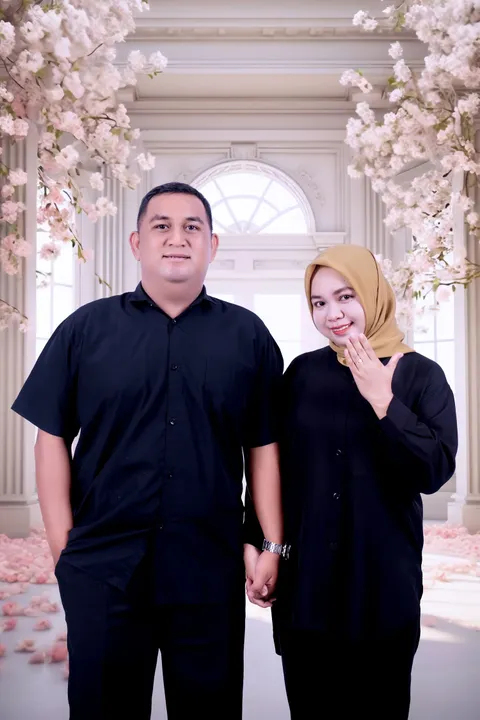 Foto sampul undangan Alwi & Nia