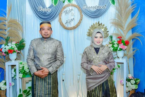 Foto sampul undangan Alfian & Melvi