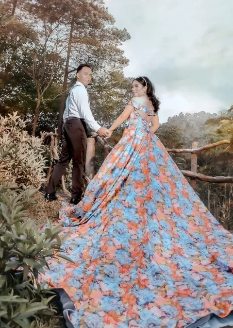 Foto sampul undangan Angelica & Iwan