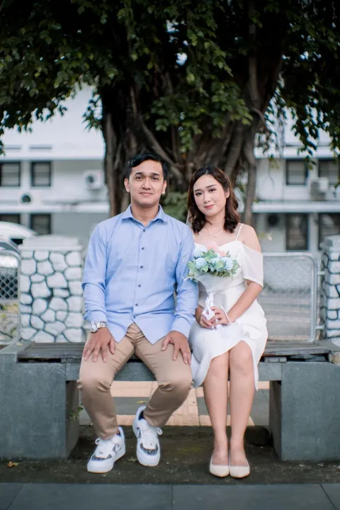 Foto sampul undangan Hery & Vika