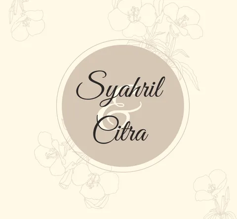 Foto sampul undangan Citra & Syahril