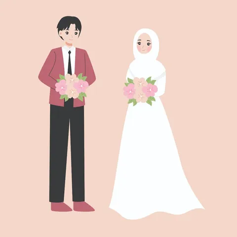 Foto sampul undangan Zaqqi & Biah