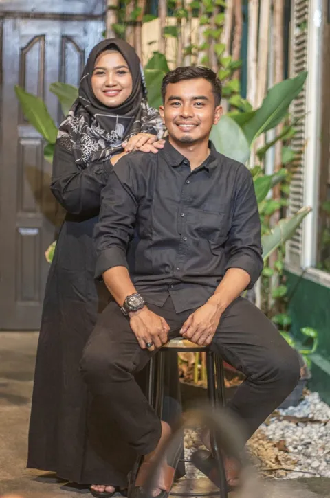 Foto sampul undangan Dendi & Jois