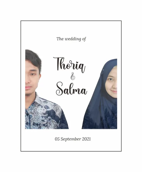 Foto sampul undangan Thoriq & Salma