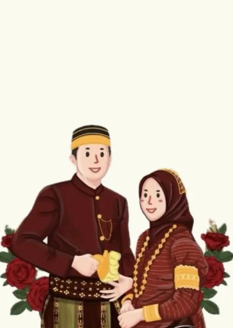 Foto sampul undangan Ikram & Pita