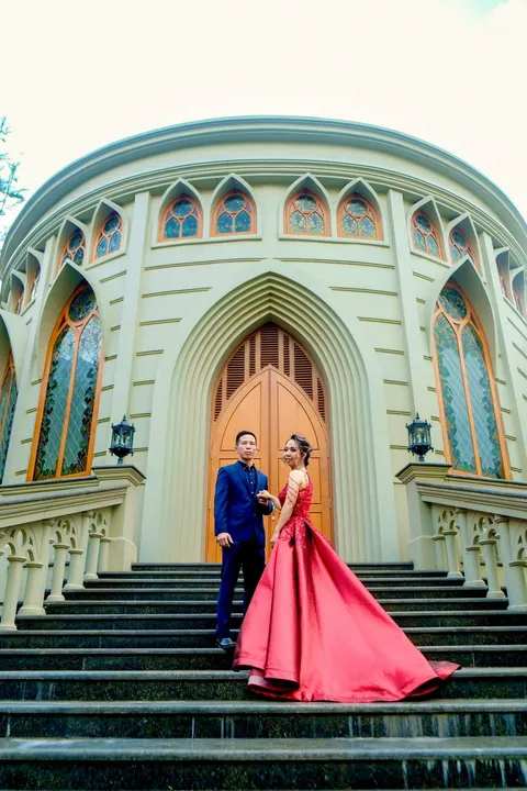 Foto sampul undangan Lidya & David