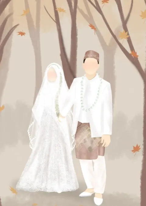 Foto sampul undangan Putri & Zein