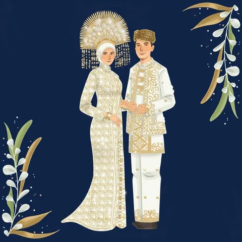 Foto sampul undangan Fithrah & Lisa