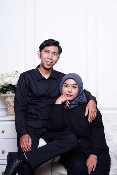 Foto sampul undangan Heru & Puput