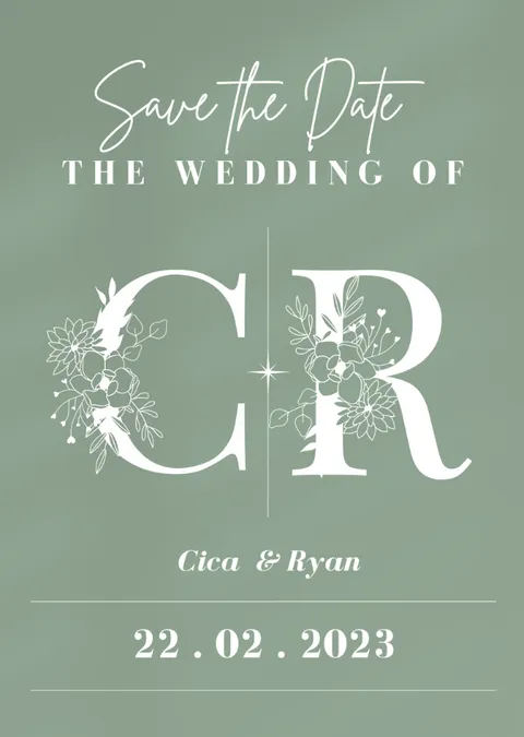 Foto sampul undangan Ryan & Cica