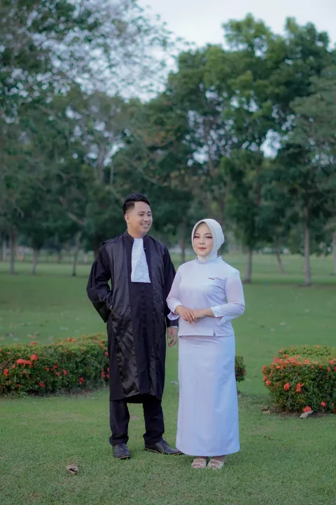 Foto sampul undangan Selvi & Agung