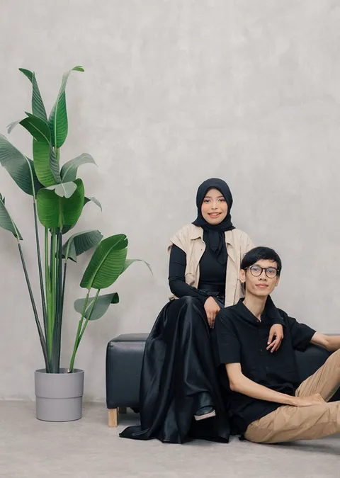 Foto sampul undangan Nia & Aldy