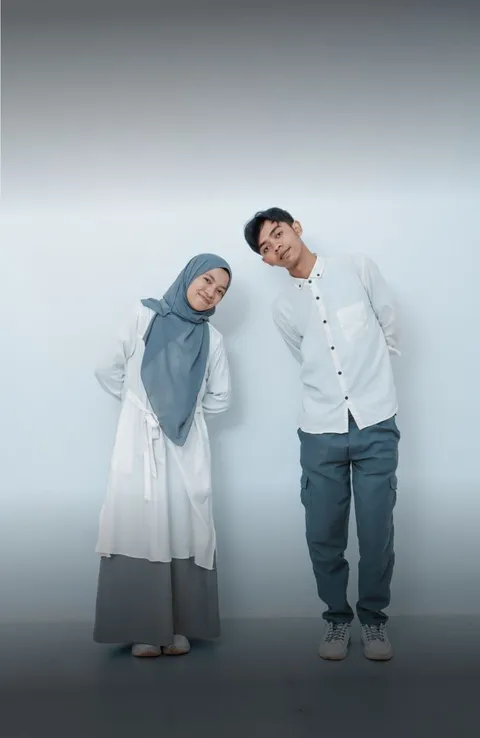 Foto sampul undangan Melga & Andi