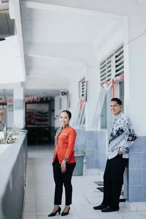 Foto sampul undangan Ritna & Bage
