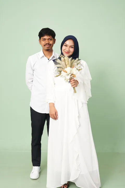 Foto sampul undangan Imam & Fidi