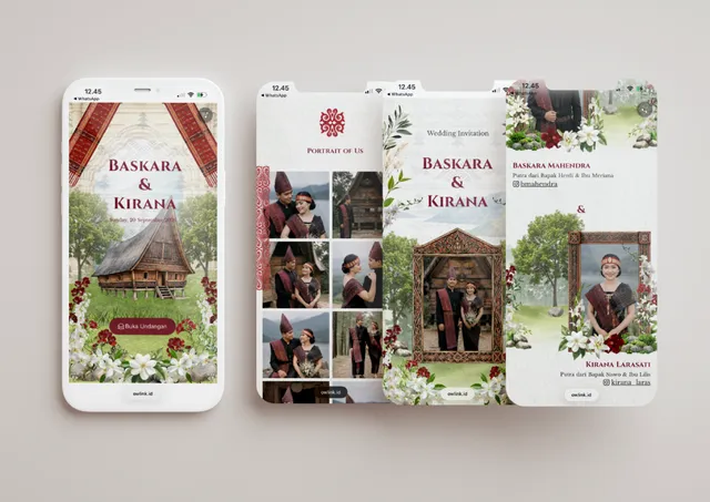 Desain undangan Batak Istimewa